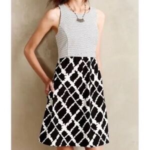 EUC Anthropologie Tabitha Aleida Mixed Media Dress Size 6